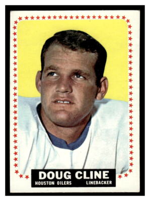 1964 Topps Football #70 Doug Cline      123E