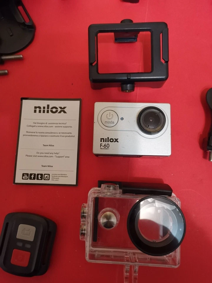 ACTION CAM NILOX F-60 RELOADED + Accessori - Immagine 3 di 4