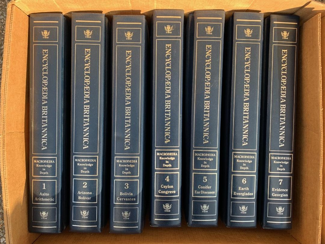 PICK & CHOOSE: Encyclopedia Britannica. LEATHER. 25-Volume Set