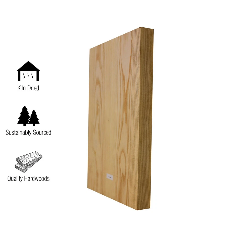 White Ash Guitar 21x 14x 2 Body Blank 2 Pcs Glued Luthierwood- Free US Shipping - Image 2 of 4