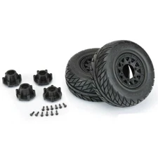 Pro-Line Street Fighter SC Tires on Raid 6x30 12mm Hex Wheels for Slash 2WD 4x4