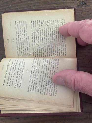 DANTE -VITA NUOVA-Edizione Minuscola-ED.ORESTE GARRONI-ROMA 1905 1°ed. RILEGATO - Foto 7 di 16