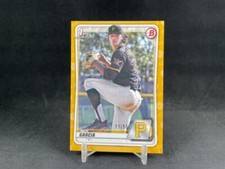 2020 BOWMAN BASEBALL NICK GARCIA BD-90 1ST PROSPECT GOLD PAPER PARALLEL 11/50
