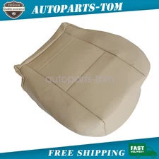 Driver Bottom Seat Cover Tan Leather US Fits 2000 To 2004 TOYOTA SEQUOIA Tundra