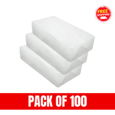 Rare White Himalayan Salt Brick Wall Panel 8x4x2   Pack of 100 for spa  sauna.