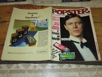 RIVISTA POPSTER N°26/1979 D.BOWIE BEE GEES PATTI SMITH TESTI BOB DYLAN N.LARSON