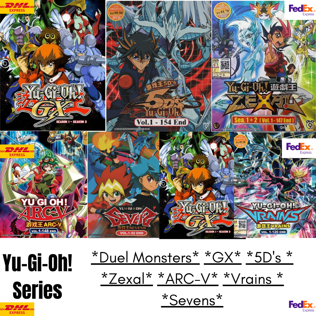 Anime DVD YU GI OH! SERIES Duel Monster GX 5D's Zexal ARC-V Anime DVD YU GI OH! SERIES Duel Monster GX 5D's Zexal ARC-V