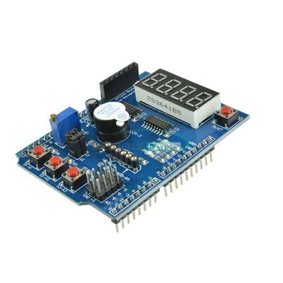 Multi-Function Shield +Buzzer 74HC595 4LED for Arduino UNO R3 Lenardo Mega2560