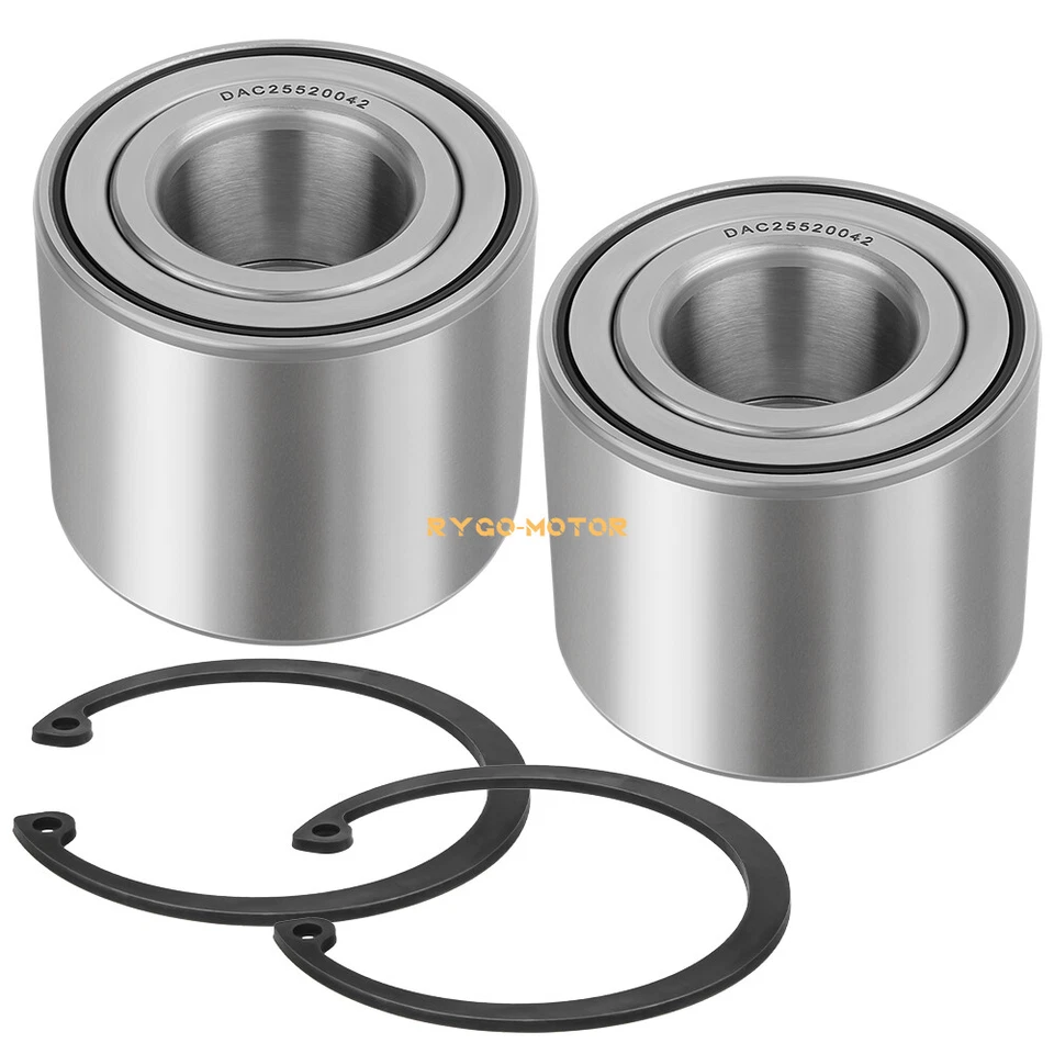 Cojinete de rueda delantera + kit de clip para Kawasaki Mule 600 610 SX KAF 400 2005-2023 Foto 2 de 4