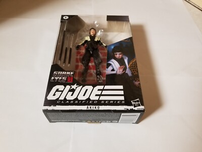 G.I. Joe Classified Series Snake Eyes: Akiko Action Figure new
