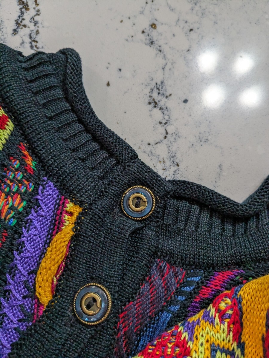 RARE Vintage 90's COOGI Vivid Animal Jungle Colorful 3D Knit RARE Vintage 90's COOGI Vivid Animal Jungle Colorful 3D Knit