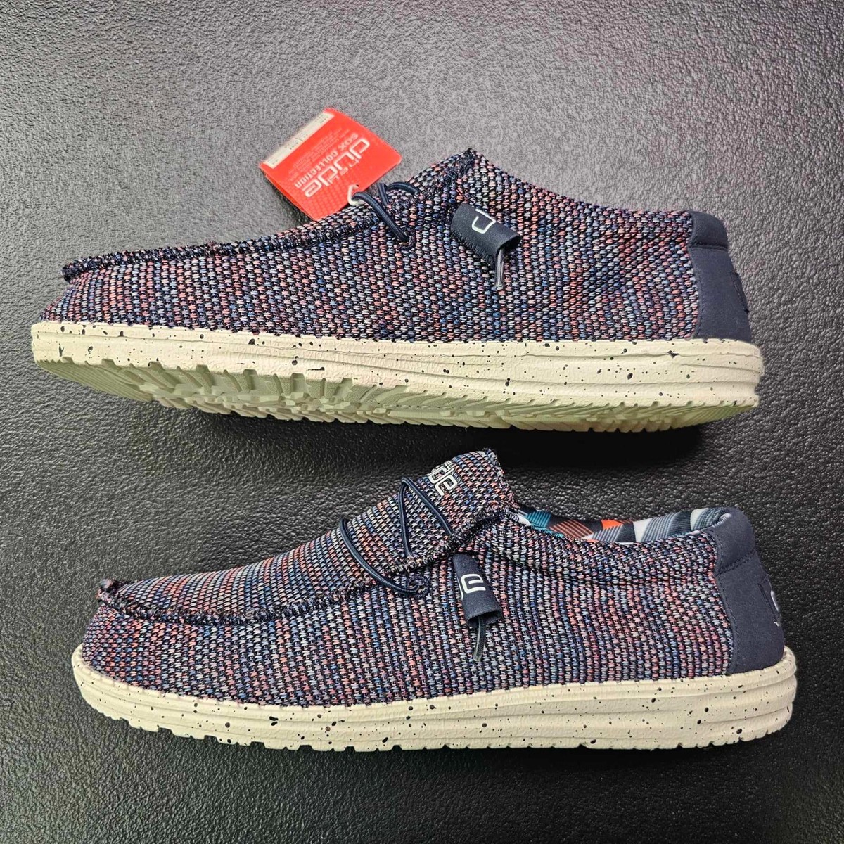 Hey Dude Wally Sox Size 8M 10W Blue Orange Perfect Condition Hey Dude - Brandclub - HEY DUDE Male Adult Men 14 110352632  main image 2
