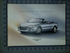 Brochure cabriolet Chrysler Sebring 2005 