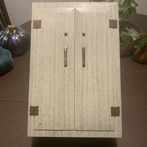 Vintage Wolverine Brand Little Sweetheart Wardrobe in Box MCM Doll Tin Metal