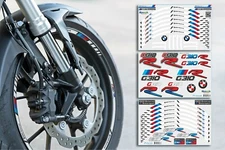 BMW Motorrad Motorsport Decals G310R Stickers Laminated Wheel Rim + BIG Set