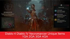 Diablo 4 Diablo IV Season 15 Necromancer Unique Items Ancestral 1GA 2GA 3GA 4GA