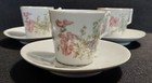 Porcelain Coffee Cups Set Of Three Early 20th Century