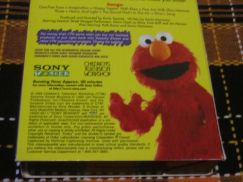 ~CTW~SESAMSTRASSE~THE BEST OF ELMO~VHS~TESTED VG~WHOOPI GOLDBERG~JULIA ROBERTS~ - Bild 15 von 24