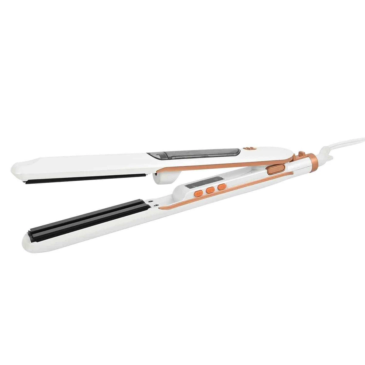 Steam hair top iron straightener