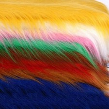 Luxury Long Haired Pile Faux Fur Fabric Furry Upholstery DIY Jewelry Display