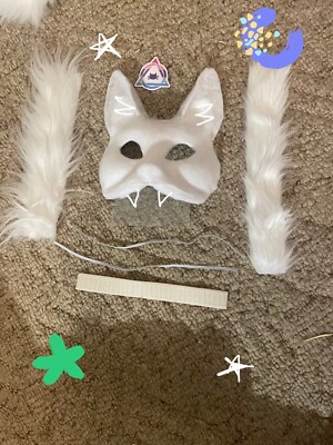 Blank therian mask, make to your preference or style! There are 3 