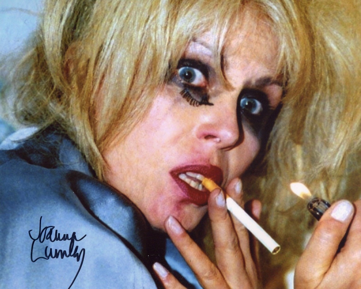 joanna lumley cigarettes Joanna Lumley signed Ab Fab comedy photo No1 - UACC DEALER SIGNING