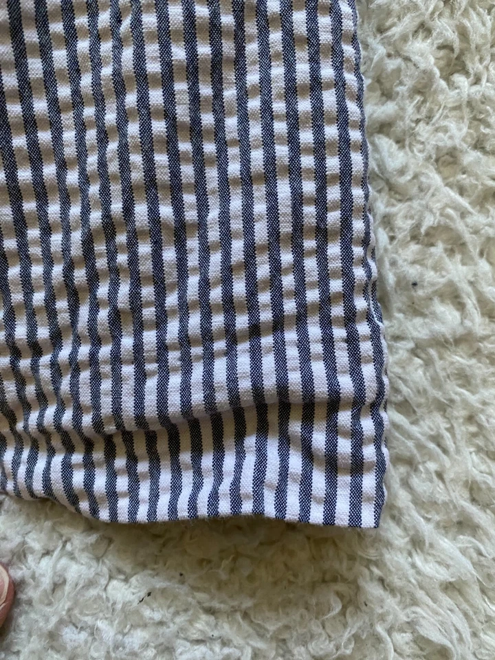 Banana Republic женщин в полоску без рукавов Shift с подкладкой платье серый и белый размер 2 - Изображение 4 из 4