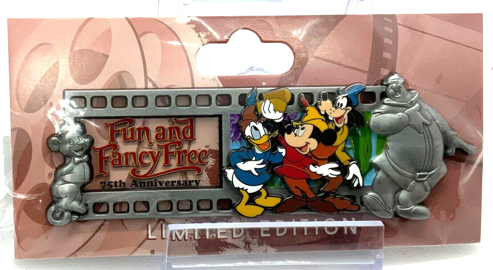 Disney WDI 2022 75th Anniversary Fun And Fancy Free Filmstrip LE 250 Pin