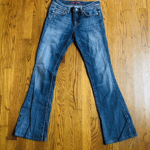 Jeans elasticizzati VIGOSS Juniors lavaggio medio P1605J tasche con patta taglia 1 29"" inserto - Foto 2 di 5