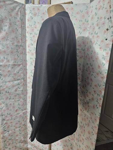 DI MARABELLI, ABRIGO DEPORTIVO HOMBRE NUEVO NEGRO POLI BL DOBLE BOTONADURA, TALLA 54R - Imagen 7 de 12