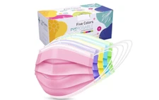 Face Masks, Box of 50 3-layer disposable masks