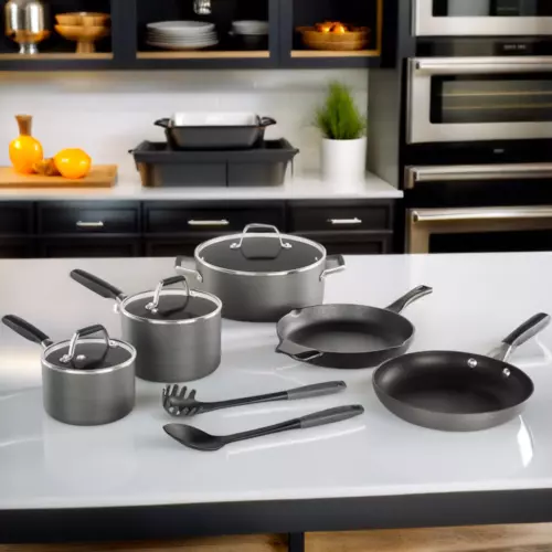 Calphalon Select 10-Piece Nonstick Cookware Set – AquaShield Tech, Hard-Anodized