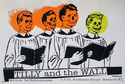 Tilly and the Wall Concert Poster Kentucky 2005 Artist Proof