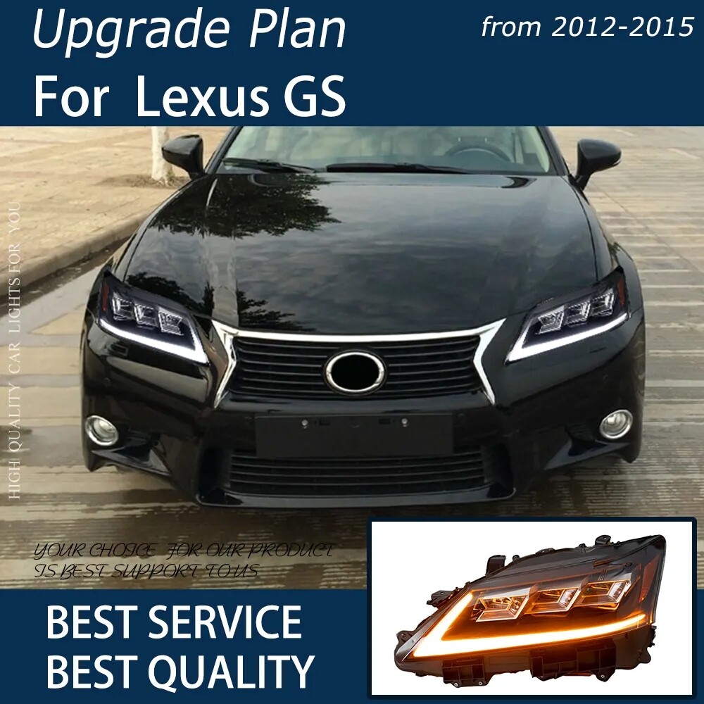 For Lexus GS250 GS350 2012-2015 GS Series LED Headlight Sequential