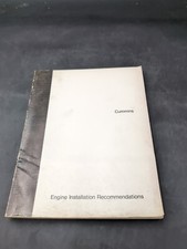 CUMMINS INSTALLATION RECOMMENDATIONS ENGINE DIESEL 1965 Print 