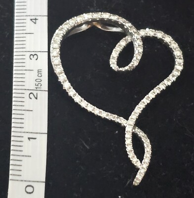 Großer echter Diamant Herz Anhänger 14k aus Jared Galleria of Jewelry