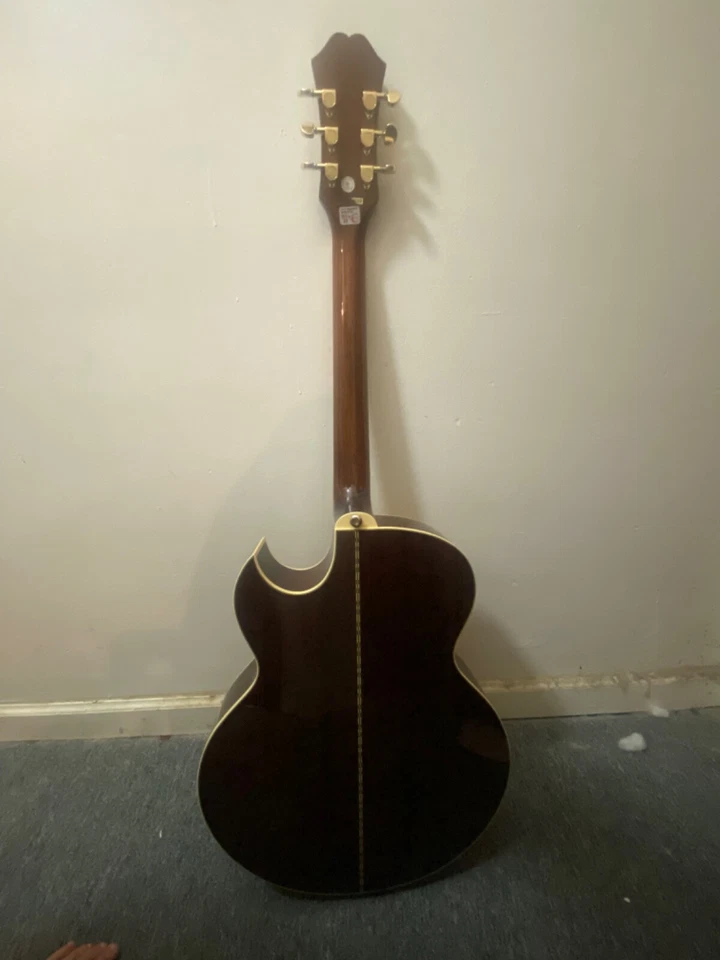 Epiphone PR 5E/N Natural Cutaway 原声电吉他 二手 — 第 3/4 张图片