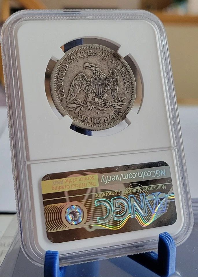 1843-O NGC XF45 Seated Liberty Half Dollar - Image 2 of 2