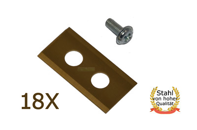 18X3,6CM Titan Messer für Worx Landroid WG, WR 105SI 110MI M800 S S500i Mährobot