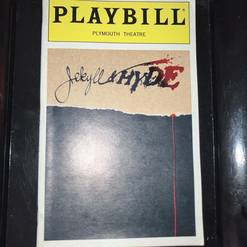 JEKYLL & HYDE 1997 Musical Color Cover PLAYBILL LINDA EDER ROBERT CUCCIOLI RARE