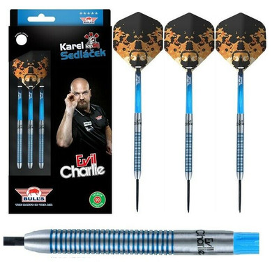 Bull's NL Darts - Karel Sedlacek Evil Charlie 90% Tungsten 21g (Steel Dart) NEU