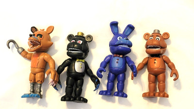 Five Nights at Freddys Action Figures FNAF 4''