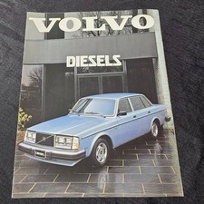 1980 1981 Volvo Diesels & Bertone Coupe Vintage Original Sales Brochure Catalog