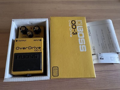 Erste Monat Boss OD-3 Overdrive Pedal - Gelb, Gebraucht, Box & Handbuch Enthält