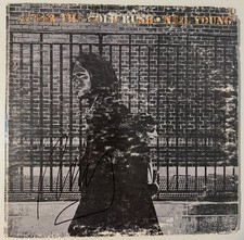 Neil Young Signed Lp Record With COA Original 1970 Album “After The Gold Rush”