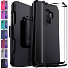For Samsung Galaxy S9 Plus S9 S9 Case Rugged Cover Belt Clip / Screen Protector
