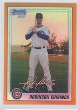 2010 Bowman Chrome Prospects Orange Refractor 8/25 Robinson Chirinos #BCP213 0n0
