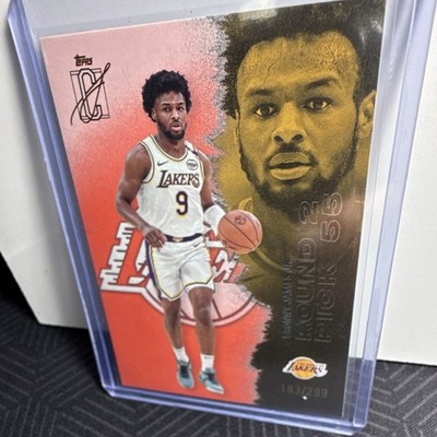 Topps LeBron James Lakers McDonald's All American Roundball Pick 5 /299