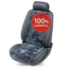 WALSER Autositzbezug Lammfell, Lammfellbezug Cosmo, Autoschonbezug anthrazit