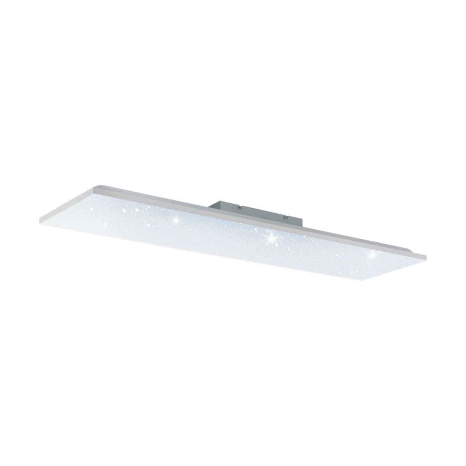 LED Panel Deckenlampe für Büro und Küche Kristall Deckenleuchte Weiß 100x24 cm - Bild 2 von 4